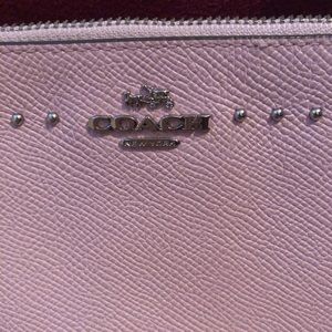 Coach petal pink wristlet